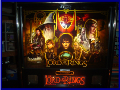 LOTR backglass